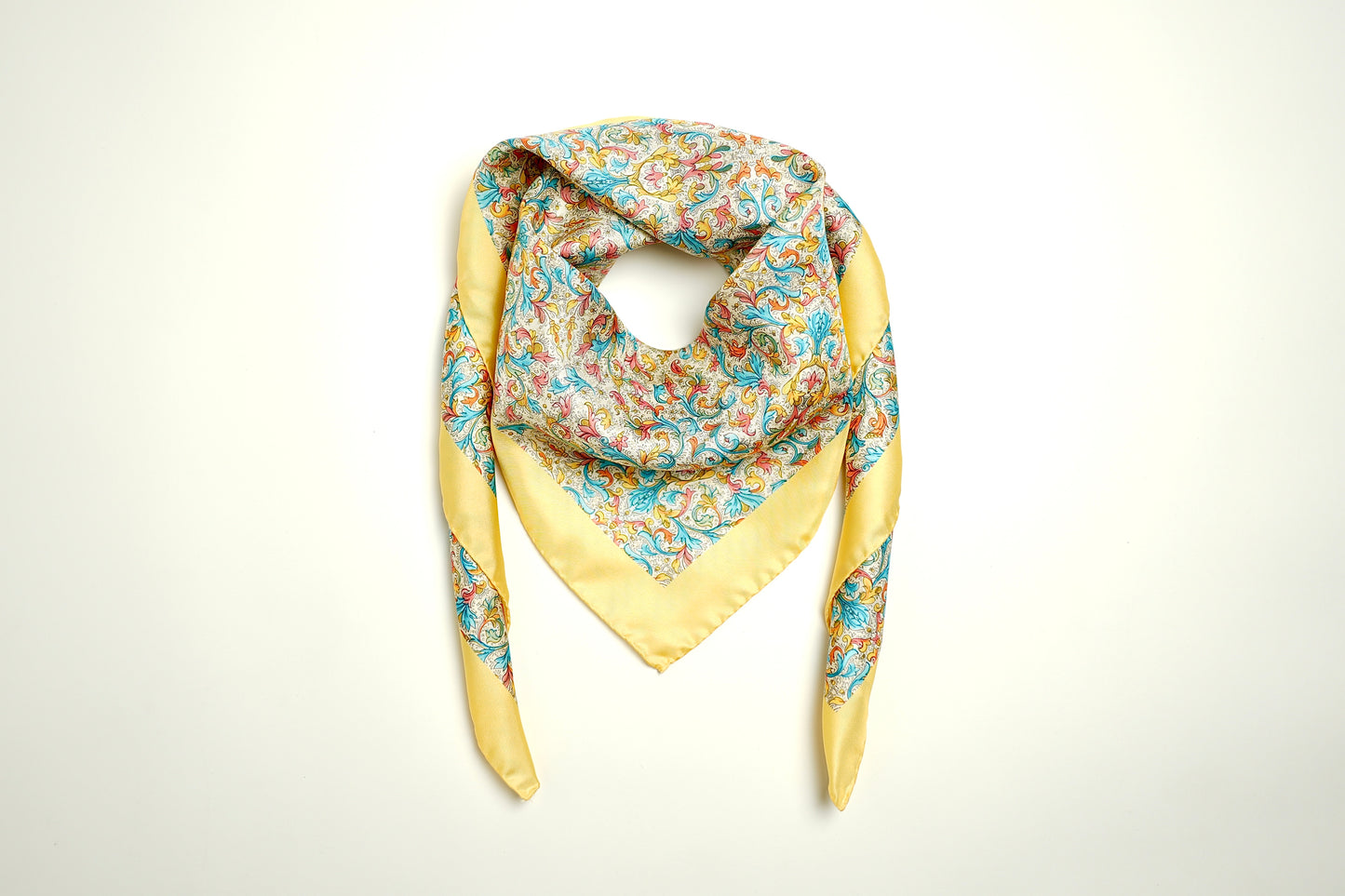 Lago di Como Italian Silk Scarf